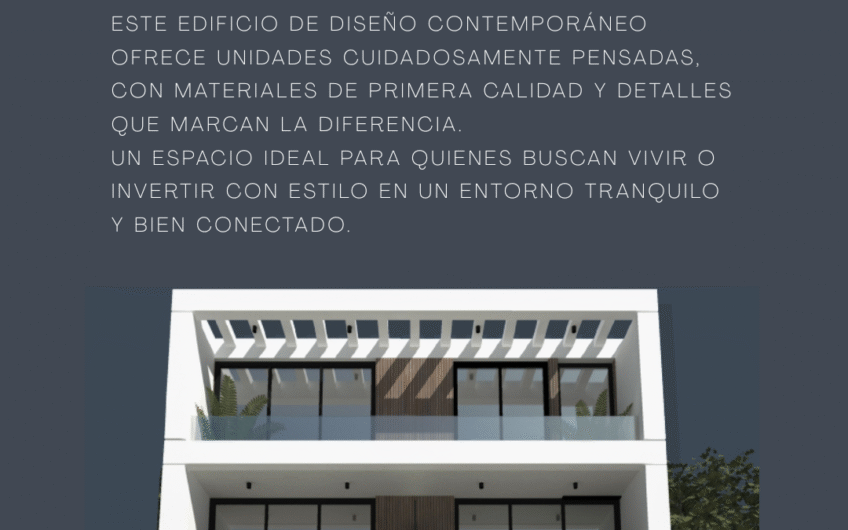 Departamentos a estrenar en edificio BELLA – Venta al pozo