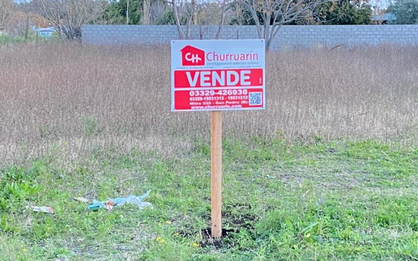 Lote en venta en Gob. Castro – 829 m² con servicios