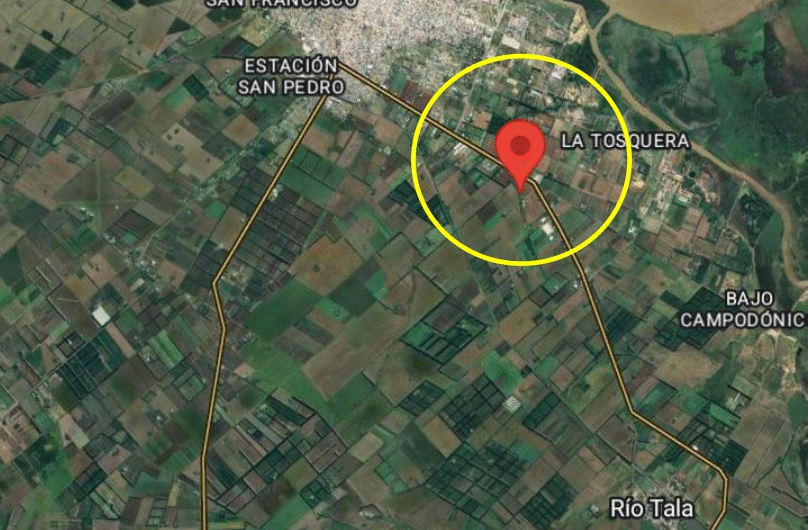 Venta de campo agrícola en San Pedro – 55 Has sobre Ruta 1001