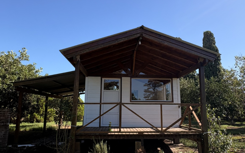 Campo de 11 hectáreas en venta con casas, cabañas, pecán y laguna natural