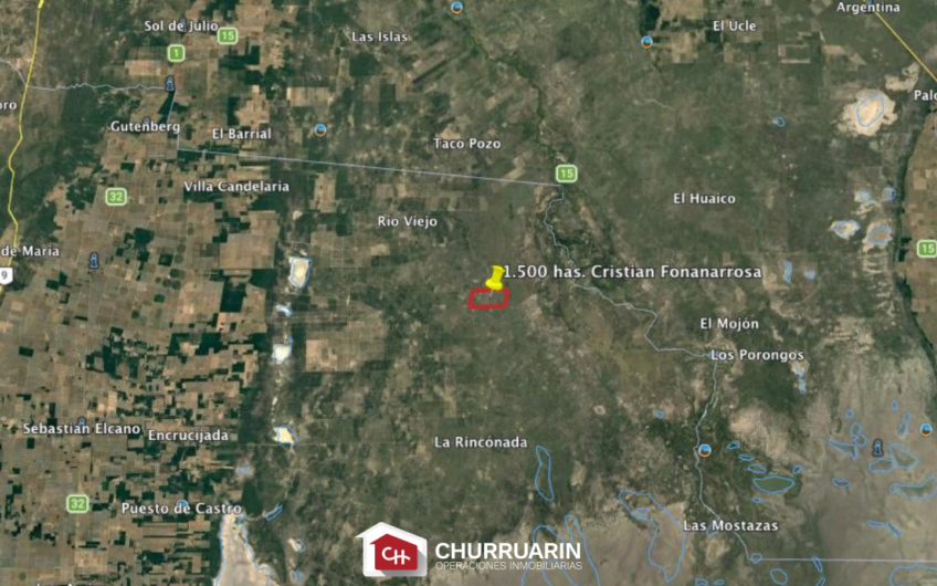 Campo en venta 1500 has en Río Seco Córdoba | Ganadero con agrícola