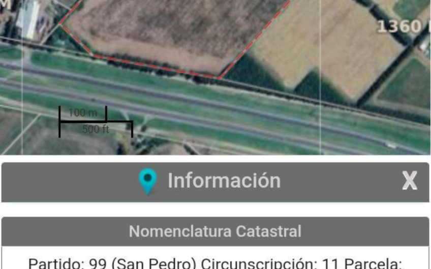 Campo en Venta sobre Ruta 9 en San Pedro | 14 Ha