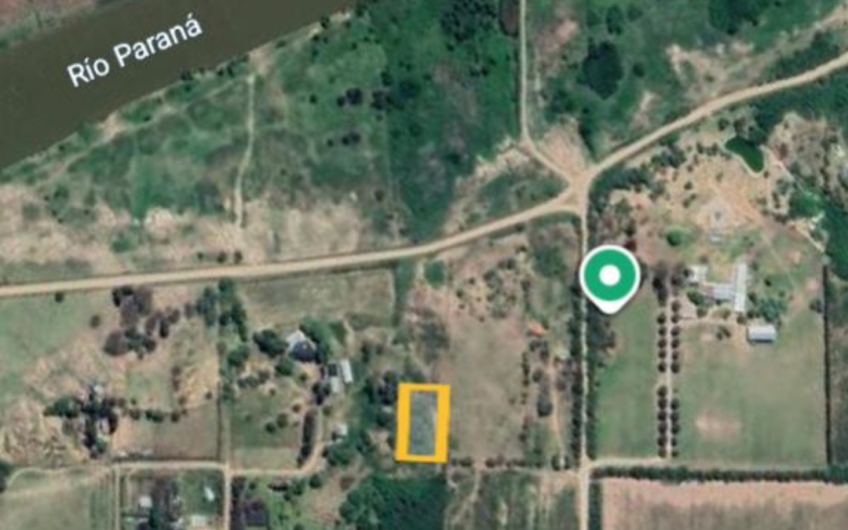 Lote de 3.045,71 m² sobre la barranca con vista al río en San Pedro